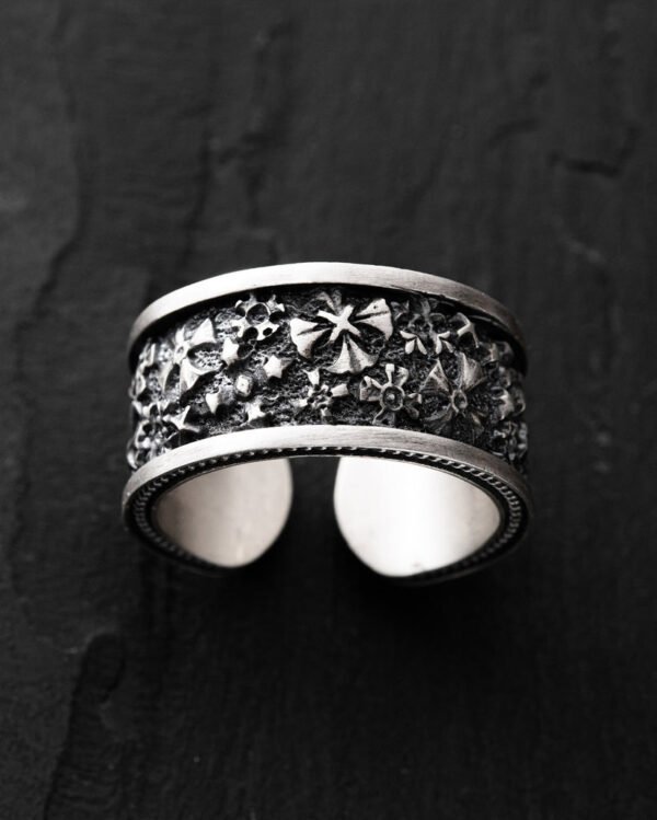 Silver ring MALTESE CROSS
