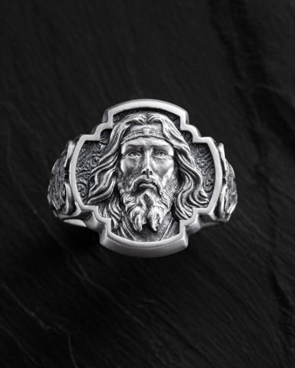 Silver ring THE FACE OF JESUS THE SAVIOR