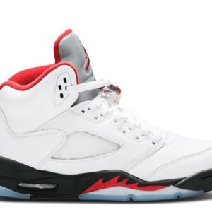 Air Jordan 5 Retro Fire Red Silver Tongue (GS)