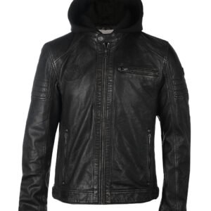 men's jacket MMJenno - Black - Beige -1201-0674 - Metal-shop.eu