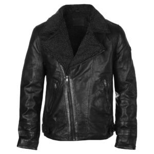 Men's Winter Jacket (Biker Style) MMOrctis - 1201-0797 - Metal-shop.eu