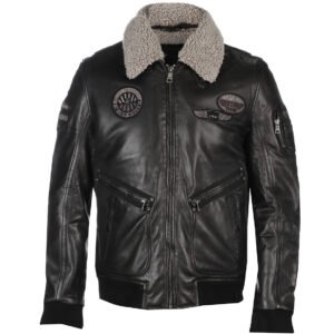 Men's winter jacket MMStarpilot - Pilot - 9000 black - 1201-0830 - Metal-shop.eu