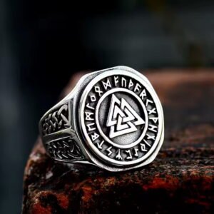 ring Amulet Triangle - SS8-852R - Metal-shop.eu