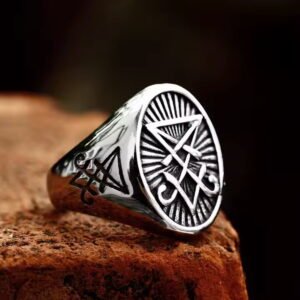 ring Lucifer Satan Signet - SS8-1146R - Metal-shop.eu