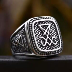 ring Lucifer Signet - SS8-1319R - Metal-shop.eu