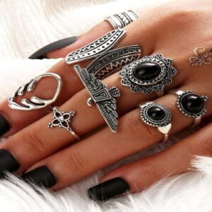 ring (set of 8 pcs) JEWELRY & WATCHES - Gothic - P20 - Metal-shop.eu
