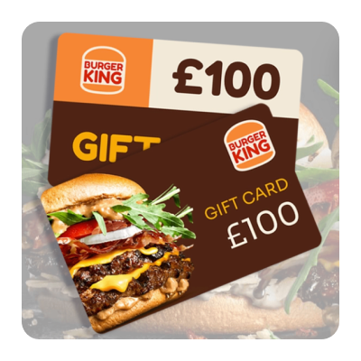 Get $1 Cashback Shopping With YOUSWEEPS – Burger King £100 – SOI (UK)