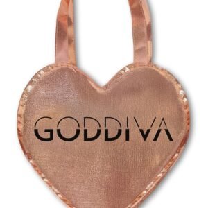 Goddiva Heart Shaped Foil Shopper Bag - Rose Gold