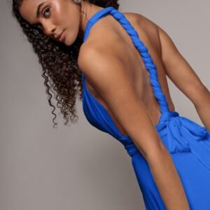 Goddiva Multiway Mini Dress - Cobalt Blue
