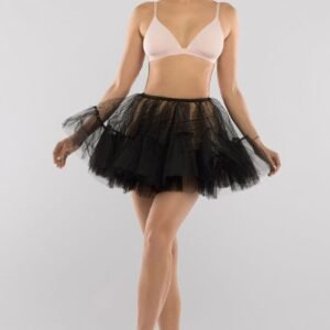 Goddiva Tulle Lining Mini Skirt