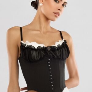 Goddiva Front Fastened Milk Maid Corset