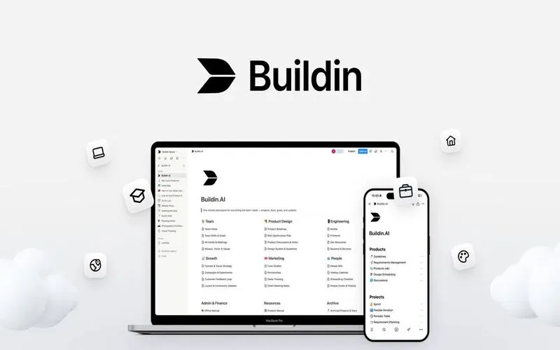 Buildin – Manage Docs, Projects & Paid Content With an AI-Native Workspace