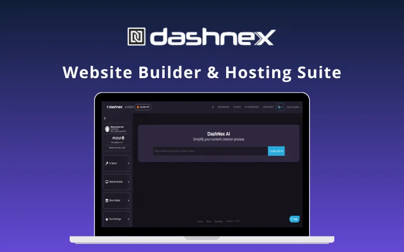 Dashnex – Website Builder & Hosting Suite | Lifetime Access