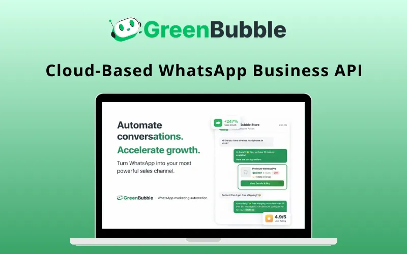 GreenBubble – Cloud Based Whatsapp Business API | Lifetime Access