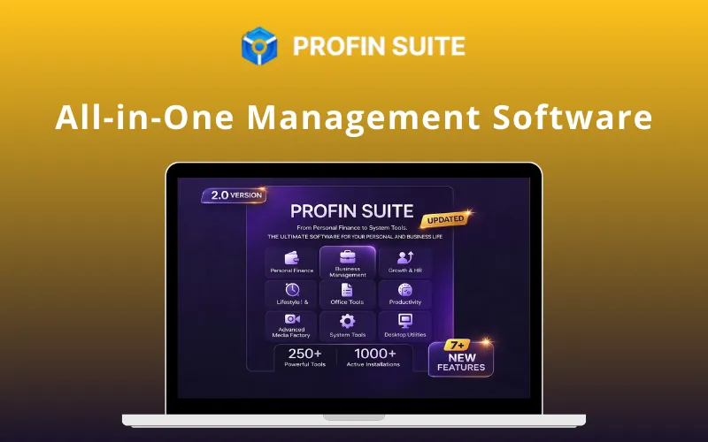 PROFIN SUITE – All-in-One Management Software (Windows) | Lifetime Access