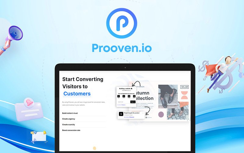 Prooven.io – Smart Social Proof Software – Unlimited Plan | Lifetime Access
