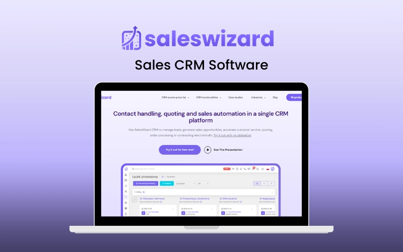 SalesWizard CRM – Sales CRM Software | Annual Subscription
