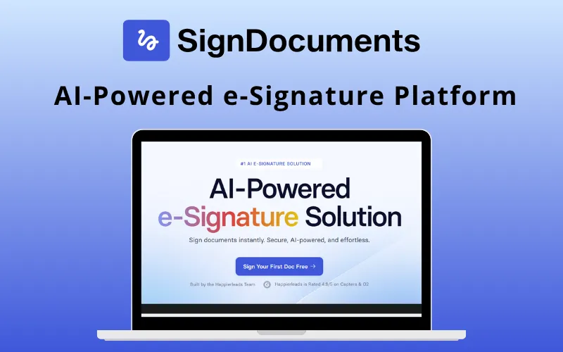 SignDocuments – AI-Powered e-Signature Platform | Lifetime Access
