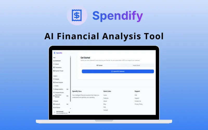 Spendify – AI Finance & Subscription Analysis Tool | Lifetime Access Spendify – AI Finance & Subscription Analysis Tool | Lifetime Access