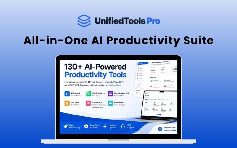 UnifiedTools Pro – All-in-One AI Productivity Suite | Lifetime Access