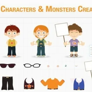 Vector Cartoon Characters Kit | Extended Commercial License